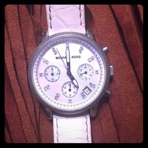 White Michael Kors watch